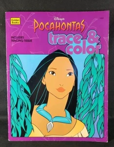 90s Golden Books Coloring Activity Books Pocahontas Disney 2460 Vtg See Pics - Picture 1 of 8