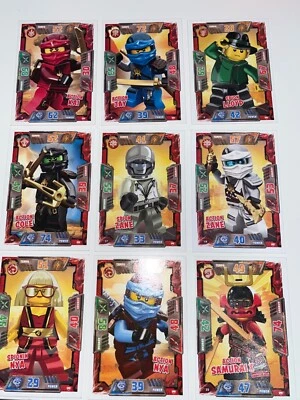 1 - 4 Karten des Lego NINJAGO Trading Card Games Serie 2 | Blue Ocean - Bild 1 von 4