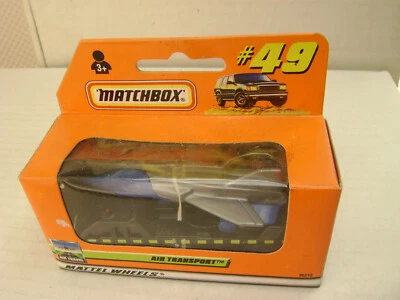 2000 MATCHBOX SUPERFAST #49 JET PLANE AIR TRANSPORTER NEW IN DAMAGED BOX - Image 1 of 3