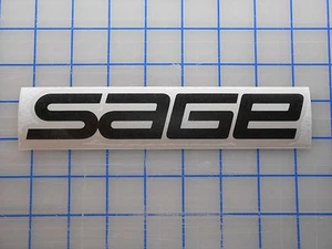 Sage Decal Sticker 5.5" 7.5" 11" Fly Fishing Rods Reels Line Tippet Tying Case  - Picture 1 of 2