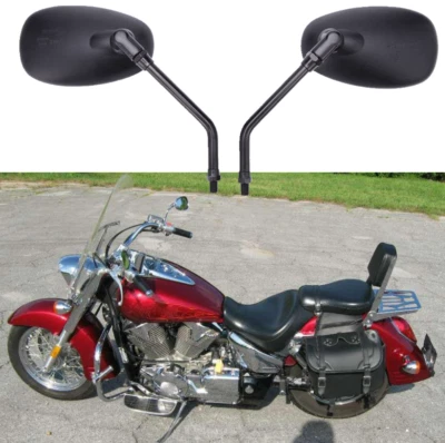 Espejos retrovisores laterales moto 10mm para Honda VTX 1300 1800 C R S N F T RETRO Foto 1 de 4
