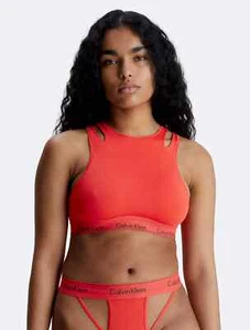 $$Calvin Klein donna (GRANDE) cotone moderno decostruito non foderato QF7200-600 - Foto 1 di 4
