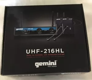 Gemini Uhf-216HL Sistema wireless UHF doppio 16 canali - Foto 1 di 5