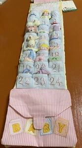 Advent Countdown Calendar Tiny Pocket Stuffies Baby Christmas New With Flaw - Picture 1 of 7
