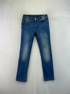 Calvin Klein Youth Girls Size 14 Medium Wash Mid Rise Skinny Leg Denim Jeans - Picture 1 of 10