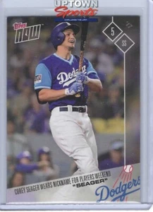 2017 TOPPS NOW #PW-67 COREY SEAGER WEARS "SEAGER" FOR MLB PLAYERS WEEKEND - Bild 1 von 2