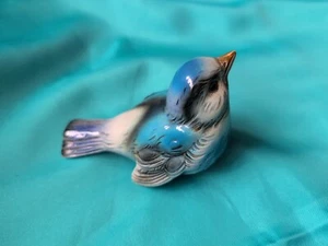 Vintage Goebel Germany BLUE BIRD Porcelain Bird No.CV 72 - Picture 1 of 3