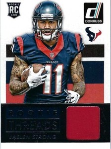 Jaelen Strong 2015 Donruss Rookie Threads #DRTJS Relic Patch