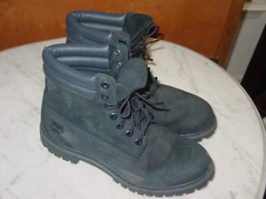 Men Timberland Premium Double Collar Navy A1L3C Boots! Size 10.5 - Picture 1 of 16