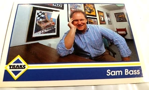 * Sam Bass 1992 Traks Racing Trading Card #13 - Foto 1 di 10