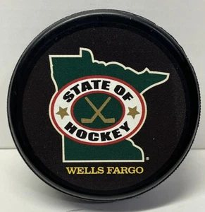 Wells Fargo Minnesota State of Hockey Standard Puck Lindsay Minnesota Wild - Bild 1 von 7
