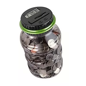 Coin Piggy Bank Saving Jar, Winnsty Digital Coin Counter with LCD Display Lar... - Picture 1 of 6