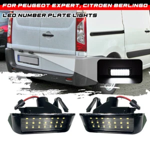 Paar Kennzeichenbeleuchtung für Peugeot Expert Citroen Berlingo Toyota Proace DE - Bild 1 von 8