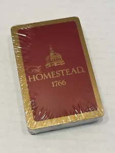 Vintage The Homestead Hotel Hot Springs Virginia 1766 SEALED Deck Playing Cards - Picture 1 of 8