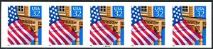 Flag Over Porch S/A Dated Red 1996 PNC5 PL 89898 Scott's 2915A - Picture 1 of 2