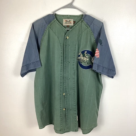 Charlotte Knights Baseball Jersey Shirt Vintage 90's Mirage Embroidered Men's M Cover