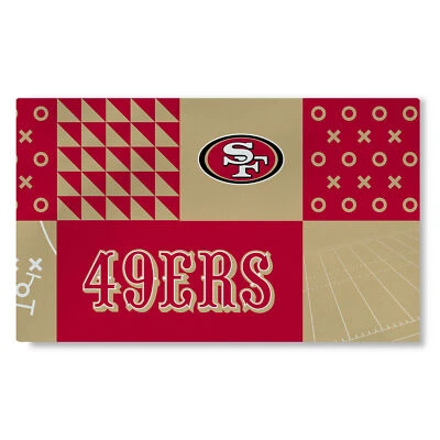 Northwest NFL San Francisco 49ers Colorblock Washable Area Living Rug, 36" X 60" - Image 1 of 2