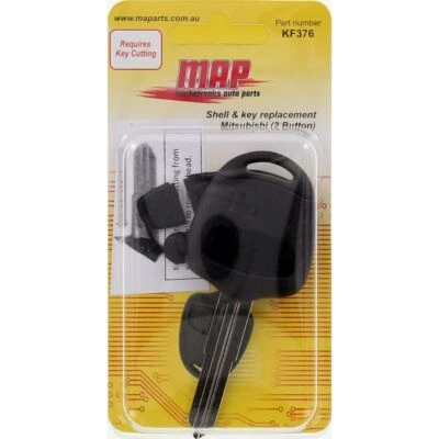 MAP Car Remote Shell & Buttons (2 Button) fits Mitsubishi ASX/Colt/Lancer KF376 - image 1 of 2