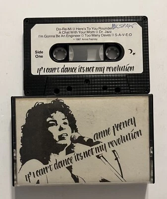 ANNE FEENEY - If I Can't Dance It's Not My Revolution Cassette 1987 Folk Rock Foto 1 de 3