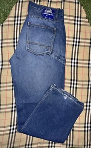 Jeans vintage Y2K G-Unit blu uomo taglia 36x34 larghi gamba larga falegname hip hop - Foto 1 di 9
