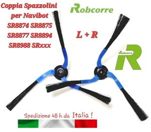 Coppia di Spazzolini Scopini Laterale per Tutti i Samsung Navibot SR SR88xx ecc - Imagen 1 de 4