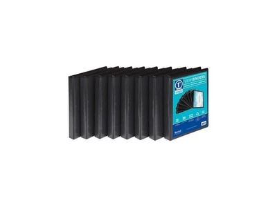 Samsill Durable 1" 3-Ring View Binders Black (S88430) - Image 1 of 4
