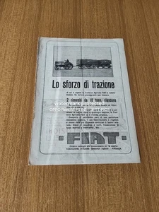 1919 FIAT BARRENWERKE KEINE KOPIE VINTAGE WERBUNG - Bild 1 von 1