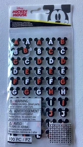 Disney Mickey Mouse Ears Alphabet Letters Scrapbooking Stickers By EK Success - Picture 1 of 3