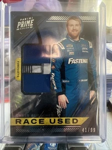 2023 Panini Prime - Race-Used Dual Firesuits Chris Buescher #RUD-CBU /99 (MEM) - Picture 1 of 3