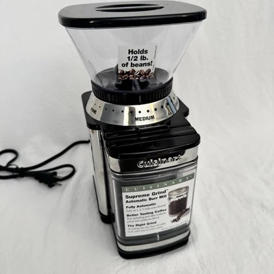 Cuisinart Burr Mill Supreme Grind Automatic Fine Coarse Coffee Grinder CCM-16PC - Image 1 of 4