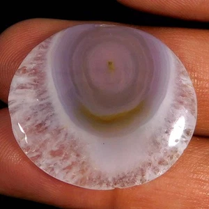 27,45 quilates. Natural Increíble Ágata Botswana Ovalada Cabujón Reiki Piedra Preciosa de Sanación - Imagen 1 de 3