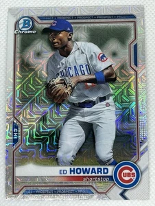 2021 Ed Howard Bowman Chrome Mega Box Mojo Refractor #BCP-12 Cubs - Picture 1 of 2