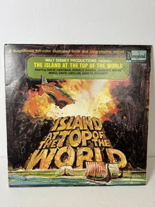 DISNEY Island At The Top Of The World 1974 LP VINYL Record & Illustrated Book - Picture 1 of 12