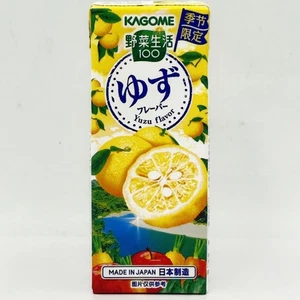 Kagome Yuzu Flavor Juice Drink 195ml/12er Pack - Bild 1 von 5