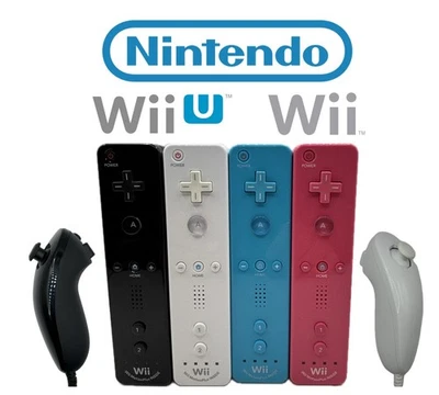 🎮 Original Wii / Wii U Controller mit Motion Plus + Nunchuck – Top Zustand! ✅ - Bild 1 von 4