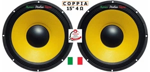 2 Pezzi (Coppia 800W) Woofer SubWoofer Cono Universale 38 Cm 15" Pollici 4 Ohm - Foto 1 di 7