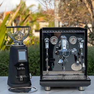 Custom Black ECM Syncronika II Coffee Machine & Fiorenzato F4 Grinder Package - Picture 1 of 13