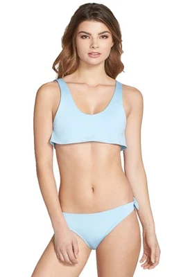 Top de bikini ZINKE Ryder azul cristal para mujer talla S $94 NUEVO Foto 1 de 2