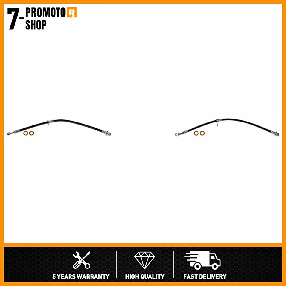 2x Kit de manguera de freno hidráulico delantera para Honda Accord 2008-2012 2,4 L Foto 1 de 4