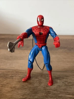 Toy Biz 1994 - Spider-Man figura de acción tirador web - figura de la serie animada Foto 1 de 4