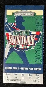 1999 All-Star Ticket Pass Sunday July 11 Baseball All - Star Futures GM Boston⚾️ - Bild 1 von 2