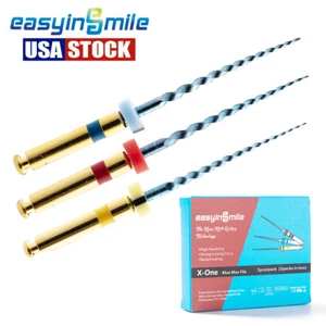 Easyinsmile Dental Endo Files Wave X-one Blue Max Niti Rotary File Flexible - Picture 1 of 5