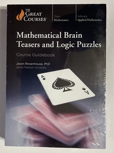 DVD Mathematical Brain Teasers and Logic Puzzles by Jason Rosenhouse NEW Games - Foto 1 di 2