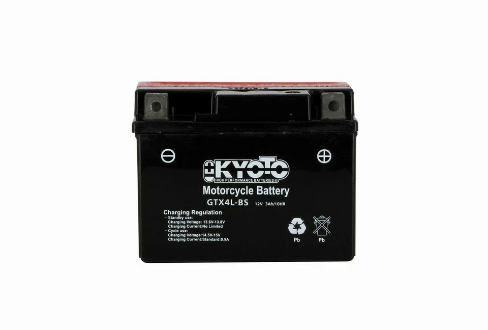 BATTERIE MOTO QUAD SCOOTER KYOTO YTX4L-BS GTX4L-BS PRETE A L'EMPLOI