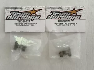 TEAM DURANGO 19 Degrees ALLOY CASTER BLOCKS L+R (DEX410) - TD330327 TD330328 - Picture 1 of 1