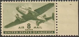 Scott #C26 XF/SUP 8 Cent Airmail MNHOG MSP_13-71 - Picture 1 of 2