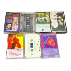 Love Song Cassette Tape Music Bundle Of 7 Johhny O'Keef Frank Sinatra Mixed - Picture 1 of 14
