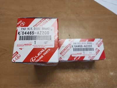 🔥 Juego Pastillas Freno Traseras Toyota 4Runner 2003-2022 04465-AZ200 04466-AZ203 Foto 1 de 4