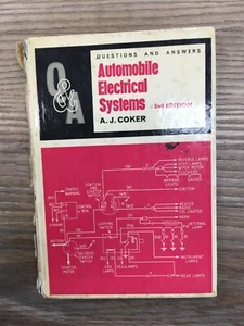 Q&A AUTOMOBILE ELECTRICAL SYSTEM BY A.J COKER 2nd EDITION ORIGINAL BOOK - Picture 1 of 15