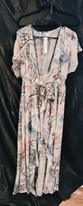 VENUS Embellished Floral & Paisley Print Layering Maxi Kimono Cover-Up Sz S NWT - Picture 1 of 9